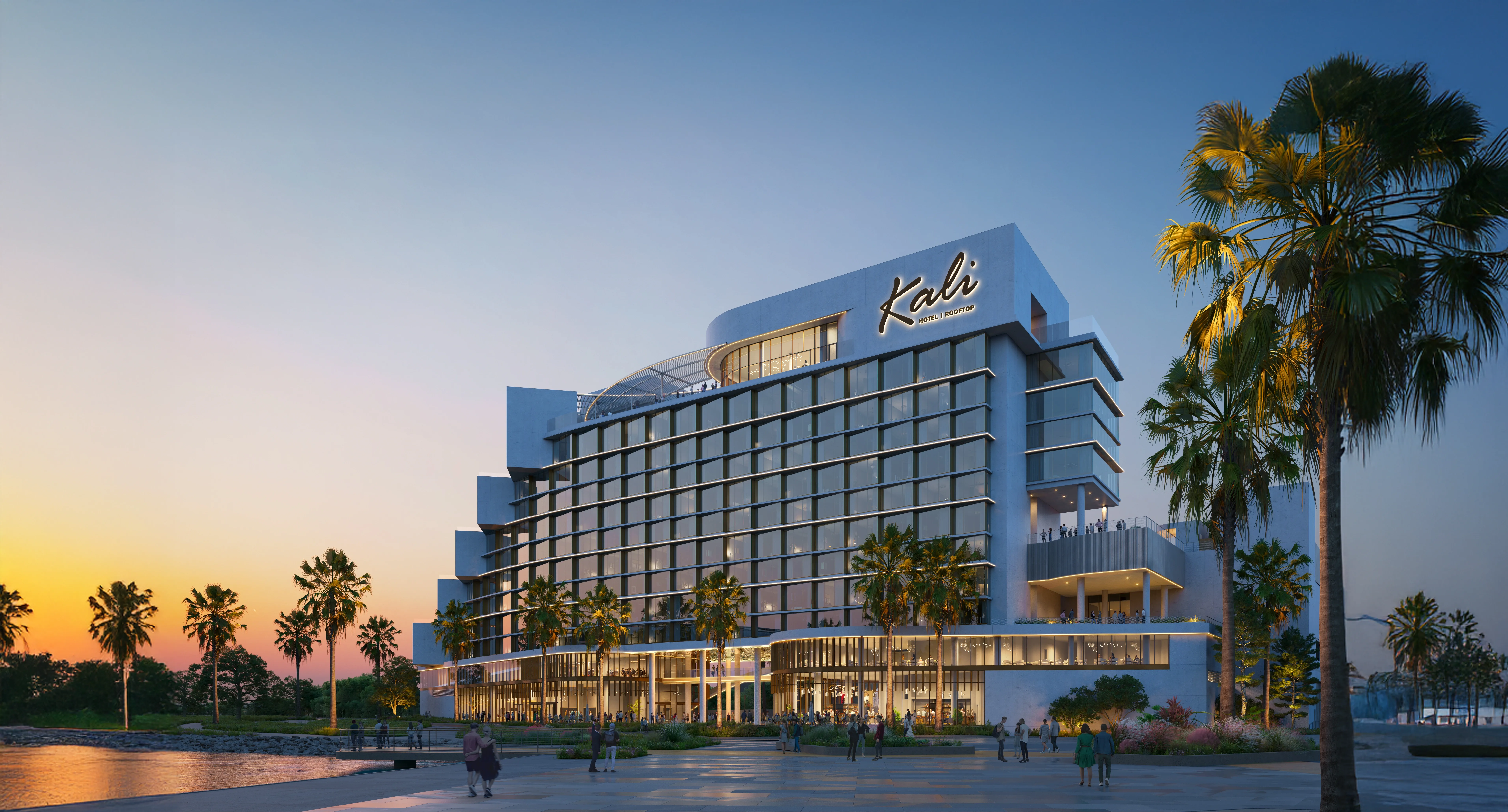 KALI Hotel exterior at Hollywood Park