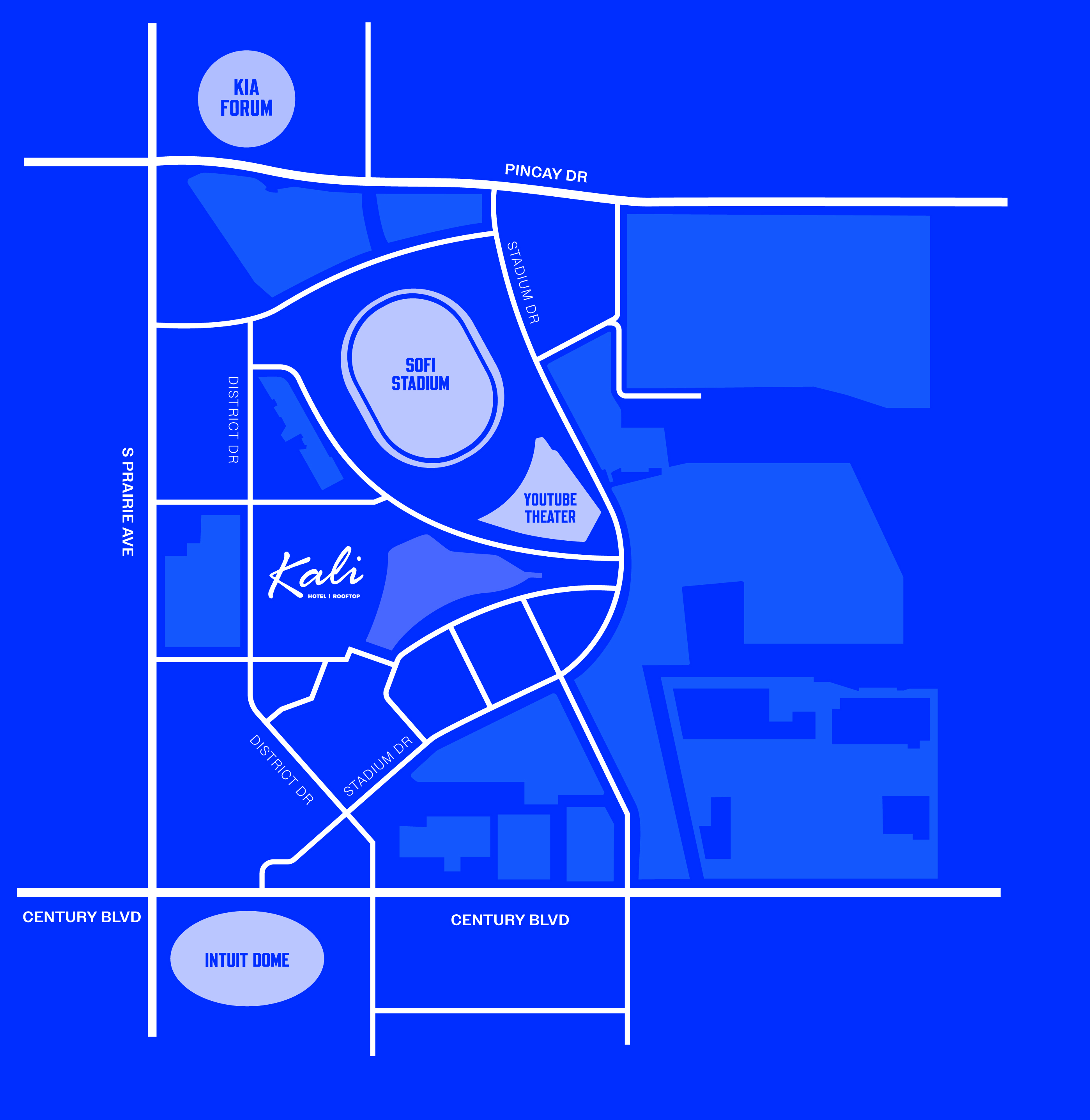 Map of venues near KALI